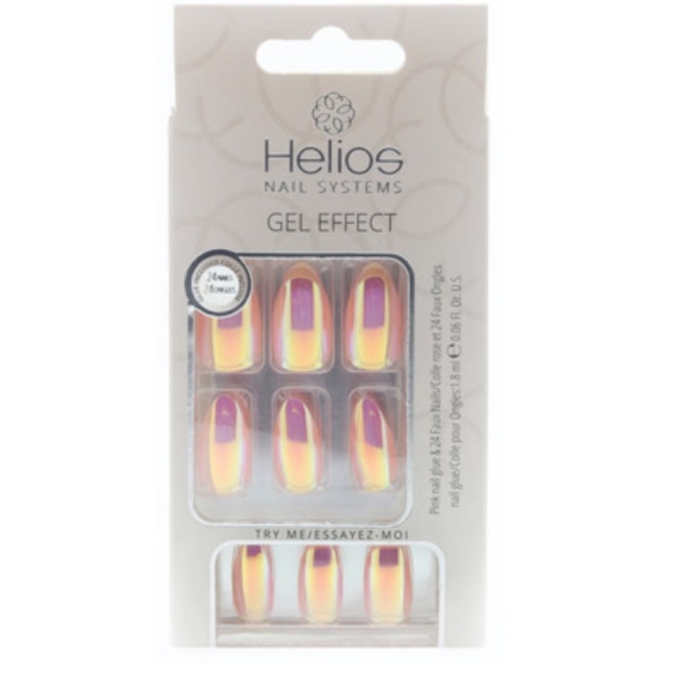 Helios Nail Systems Gel Effect Holographic Rose